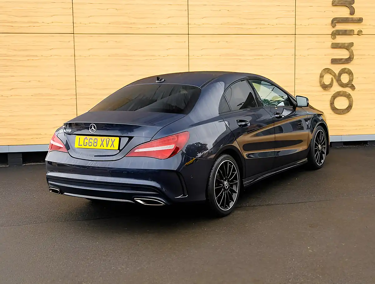 Used 2026 Mercedes-Benz Cla Class AMG Line Night Edition Plus Blue - Interior and Exterior details 2