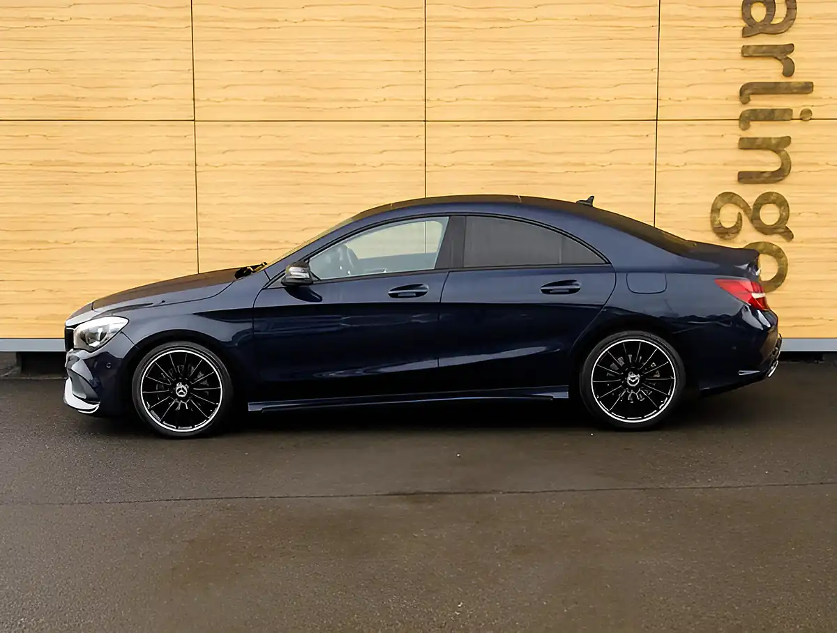 Used 2026 Mercedes-Benz Cla Class AMG Line Night Edition Plus Blue - Interior and Exterior details 9