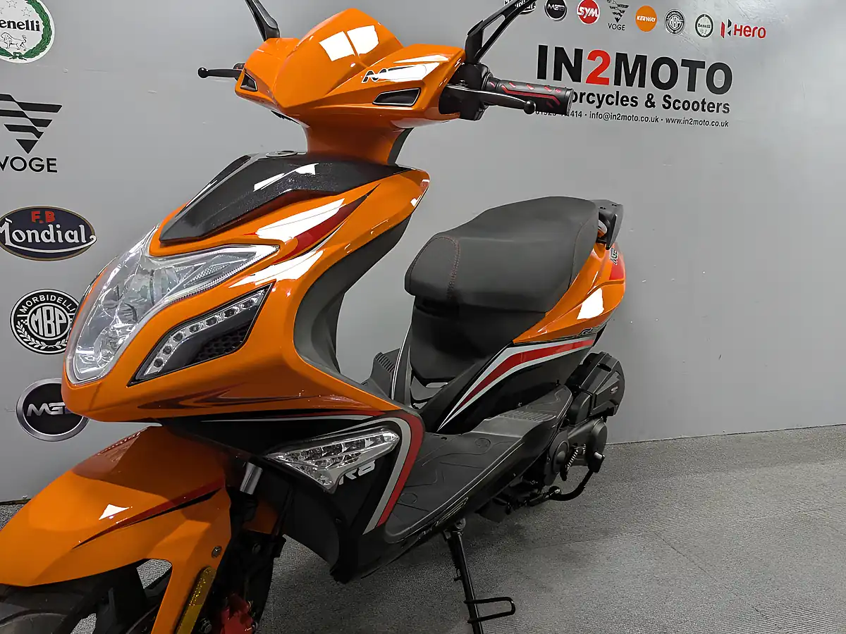 Used 2026 Mgb R8 125 Ex Display Orange/Black - Interior and Exterior details 14