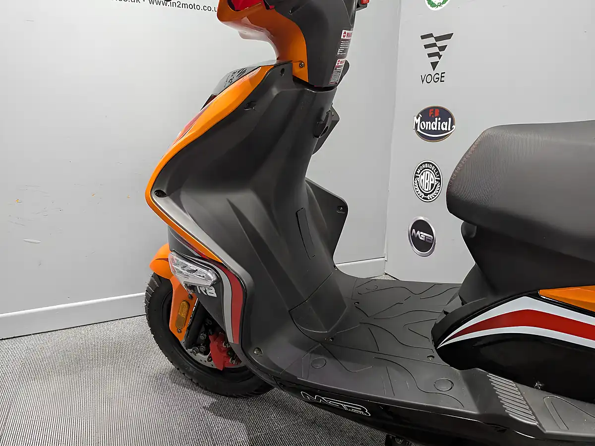 Used 2026 Mgb R8 125 Ex Display Orange/Black - Interior and Exterior details 16