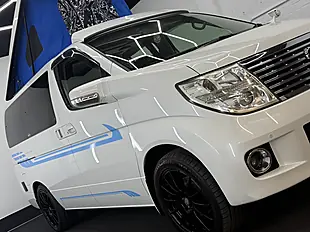 Used 2026 Nissan Elgrand Campervan Side Conversion Pop Top Roof White - Interior and Exterior details 13