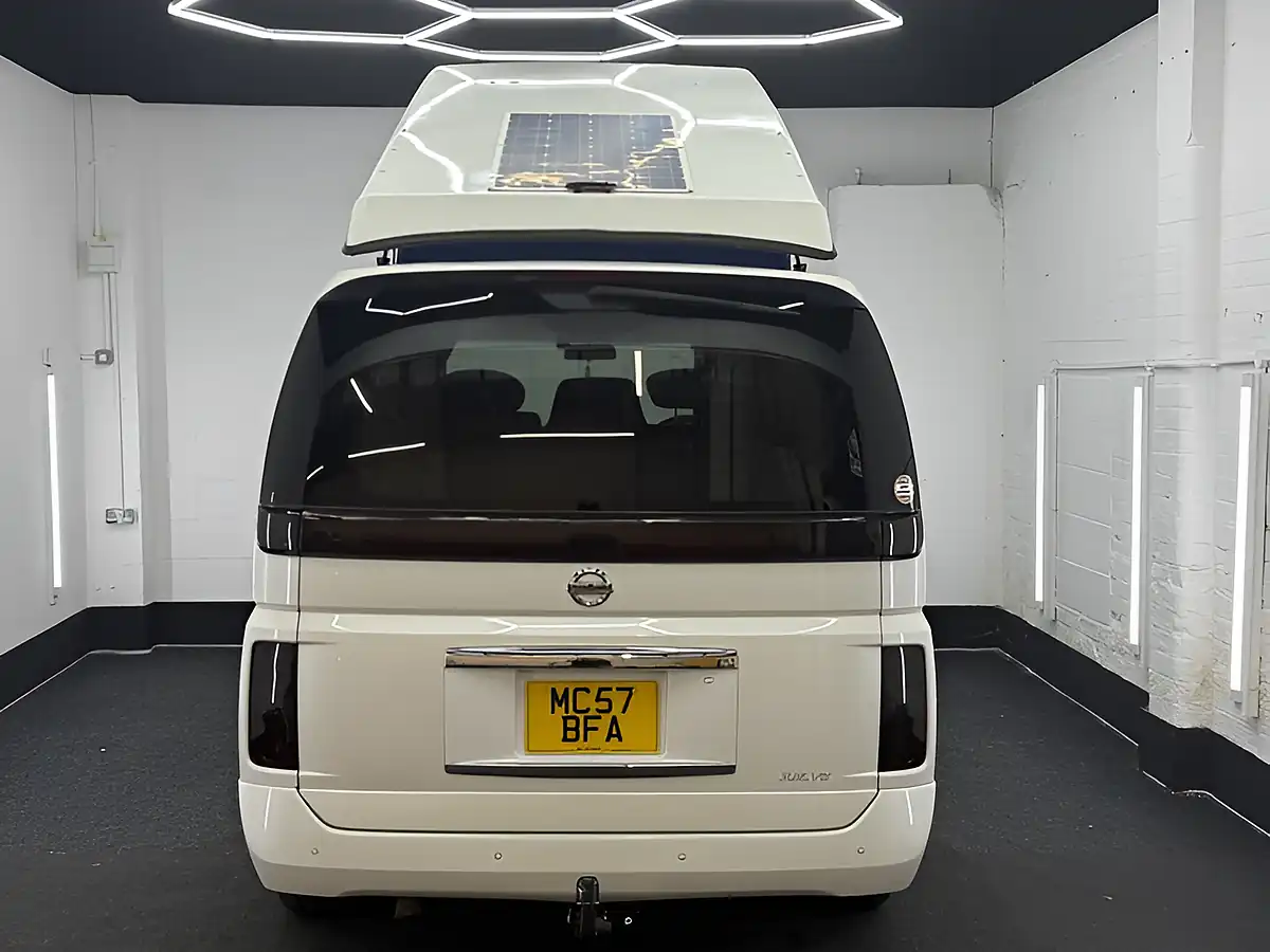Used 2026 Nissan Elgrand Campervan Side Conversion Pop Top Roof White - Interior and Exterior details 6