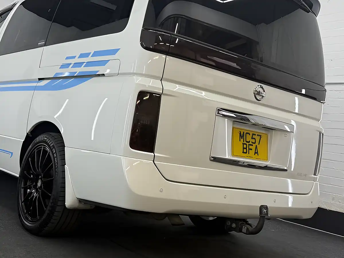 Used 2026 Nissan Elgrand Campervan Side Conversion Pop Top Roof White - Interior and Exterior details 7