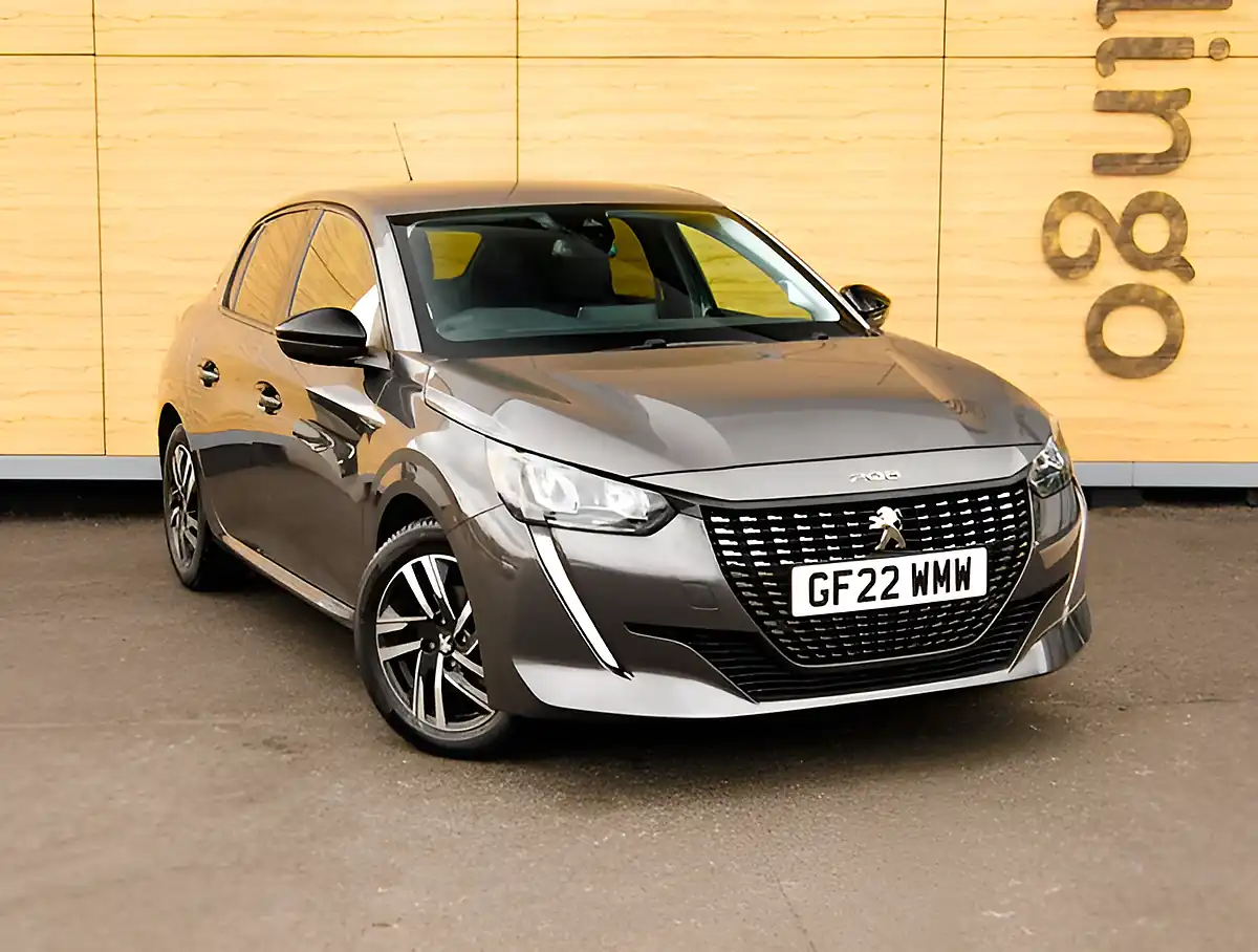 Used 2026 Peugeot 208 Allure Premium S/S Grey - Front View