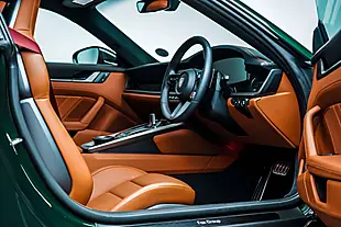 Used 2026 Porsche 911 Turbo S Coupe Oak Green Neo - Interior and Exterior details 9