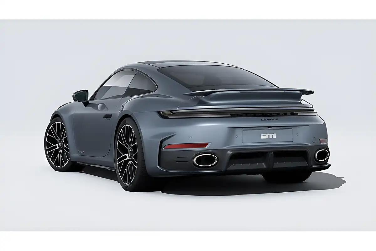 Used 2026 Porsche 911 Turbo S Vanadium Grey - Interior and Exterior details 4