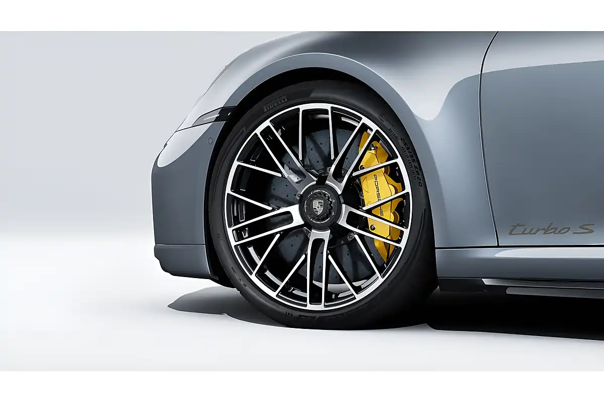Used 2026 Porsche 911 Turbo S Vanadium Grey - Interior and Exterior details 6