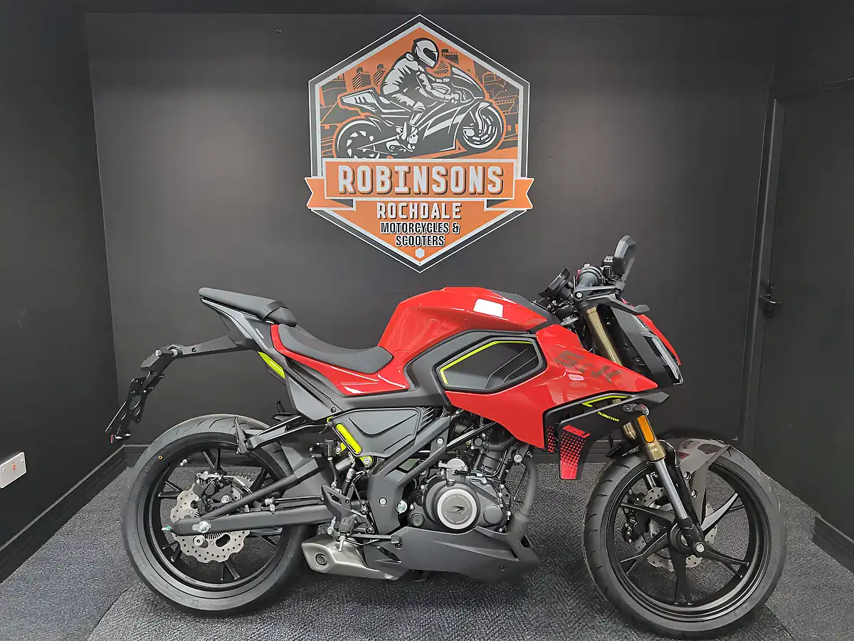 Used 2026 Qjmotor Srk J Red, Black, White - Front View
