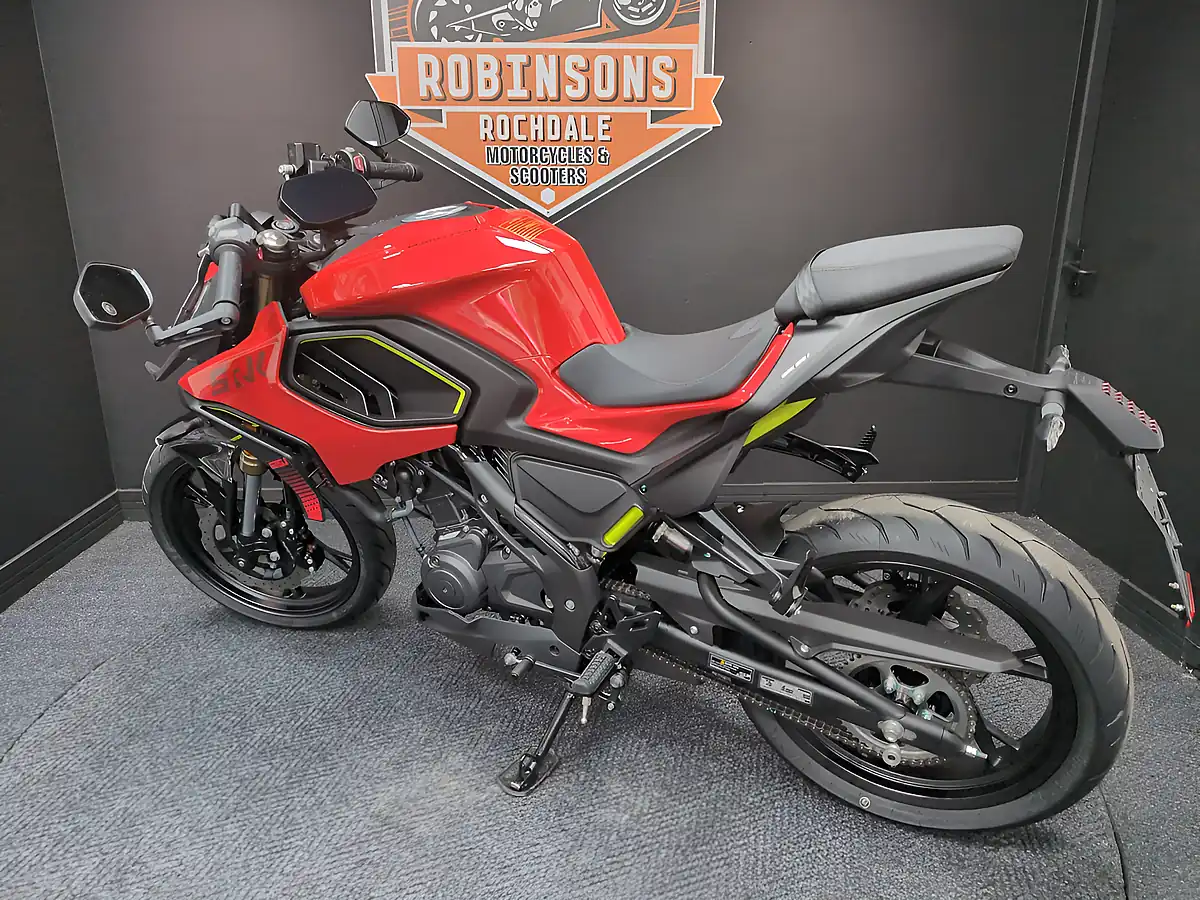 Used 2026 Qjmotor Srk J Red, Black, White - Interior and Exterior details 7
