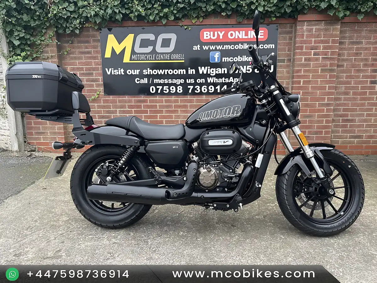 Used 2026 Qjmotor Srv 125 Black - Front View