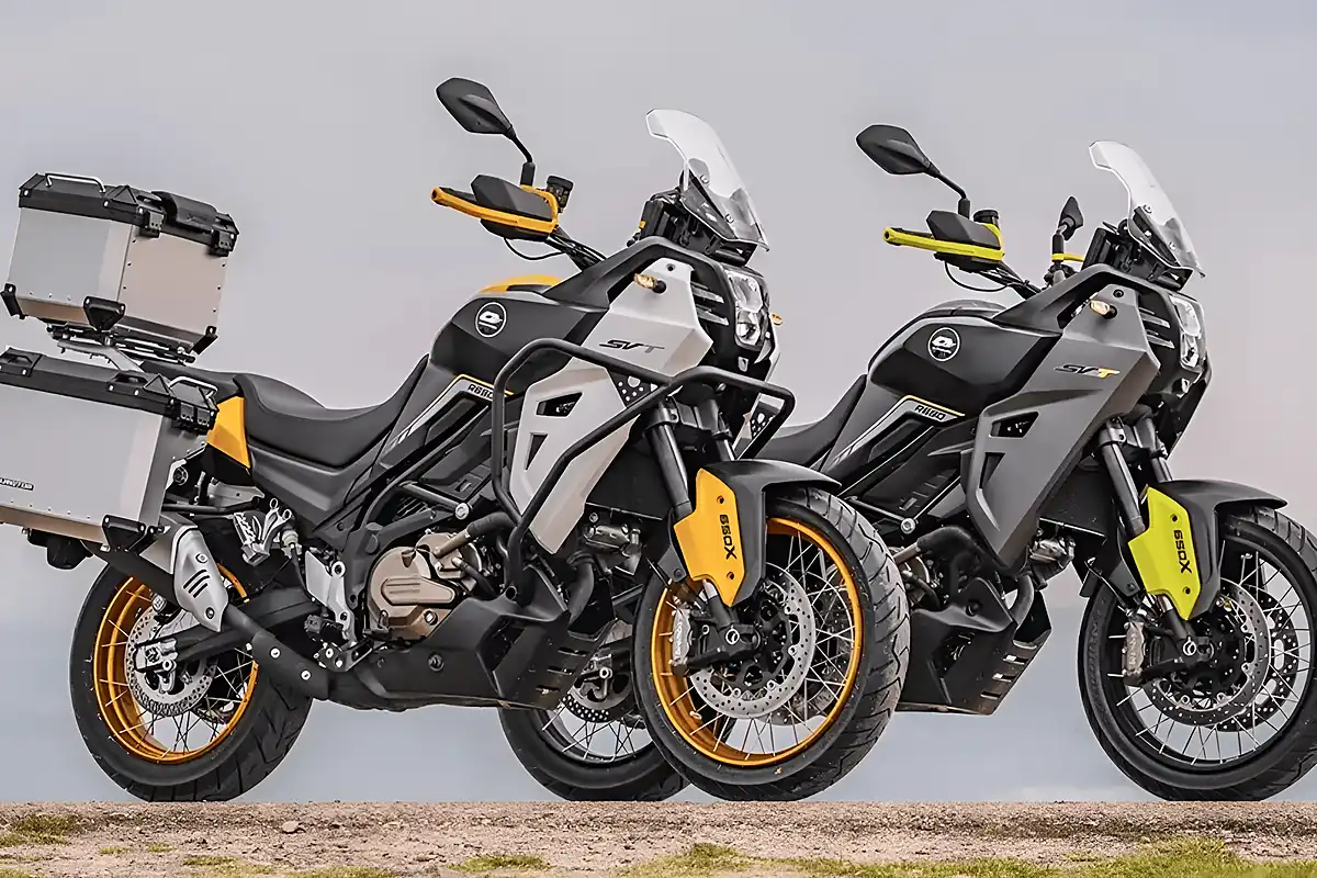 Used 2026 Qjmotor Svt 650 X Black/Yellow - Front View