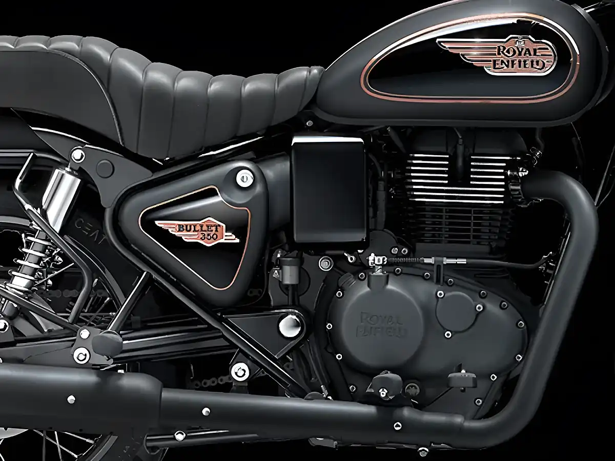 Used 2026 Royal Enfield Bullet 350 Black Gold Black Gold - Interior and Exterior details 8