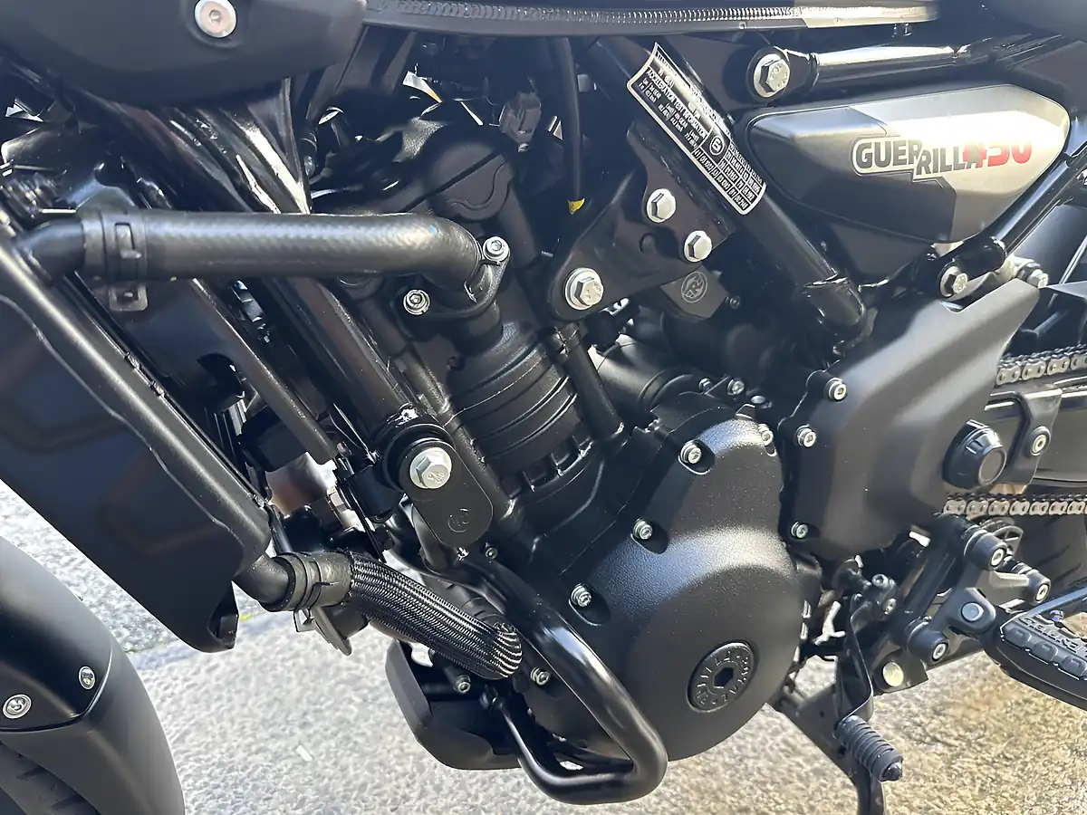 Used 2026 Royal Enfield Guerrilla 450 Apex Grey and Black - Interior and Exterior details 18