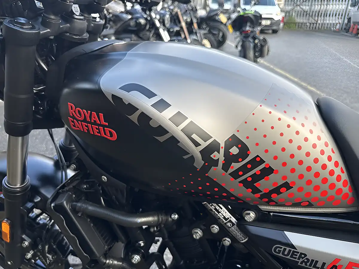 Used 2026 Royal Enfield Guerrilla 450 Apex Grey and Black - Interior and Exterior details 8