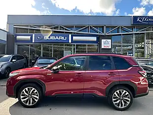 Used 2026 Subaru Forester Touring Crimson Red - Interior and Exterior details 2