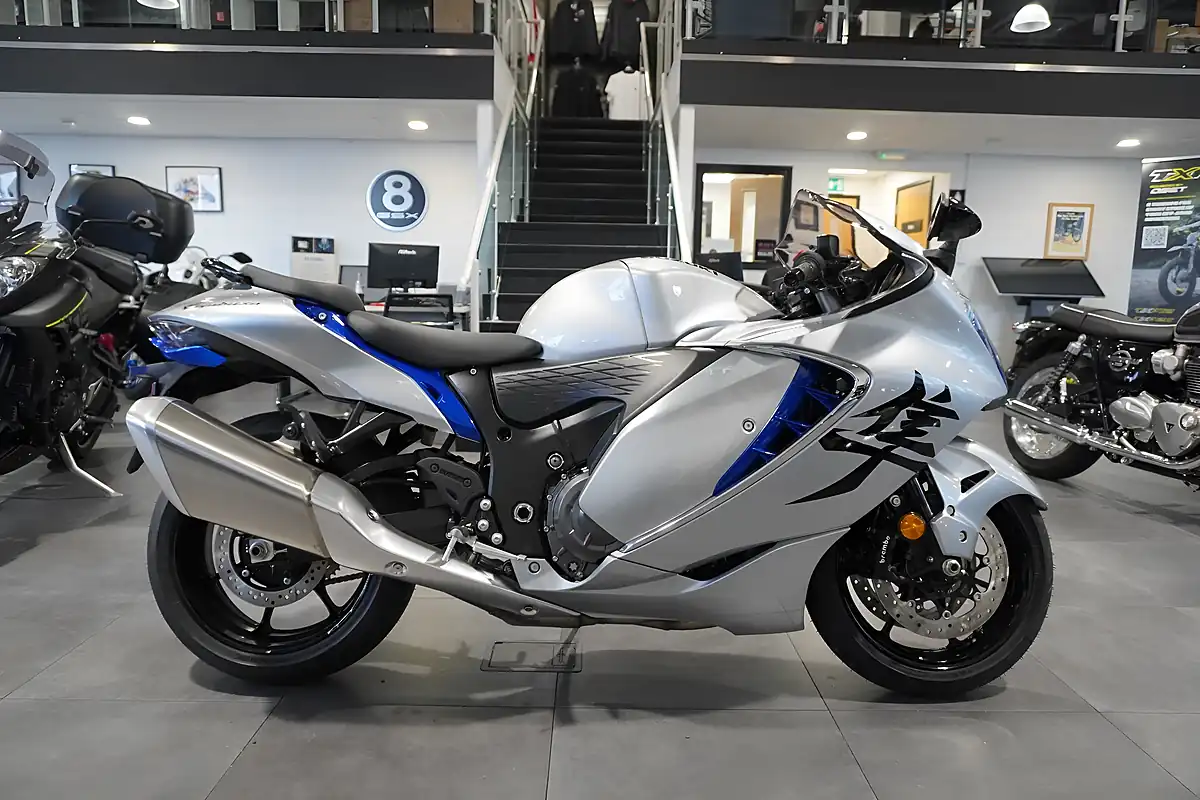 Used 2026 Suzuki GSX1300R Hayabusa Metallic Steel Green - Front View