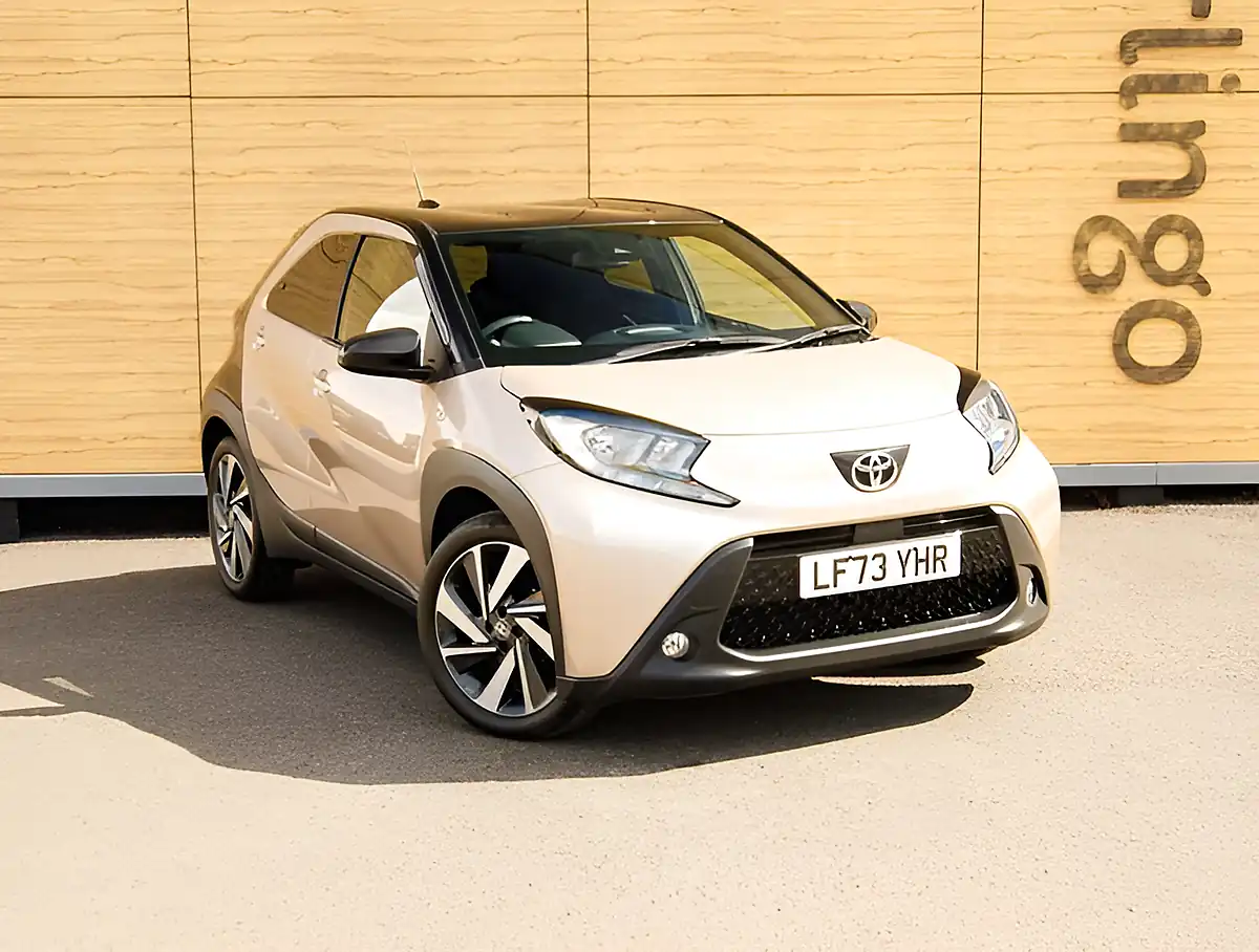 Used 2026 Toyota Aygo X Edge Beige - Front View
