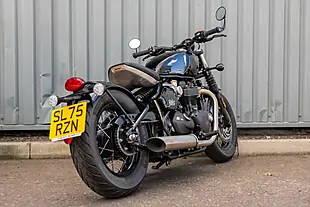 Used 2026 Triumph Bonneville Bobber Ex-Demo Jet Black - Interior and Exterior details 13