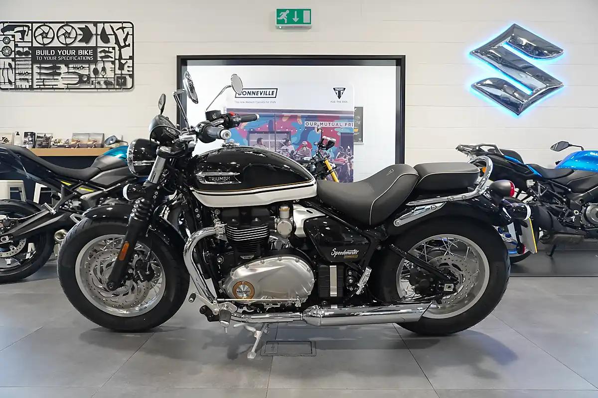 Used 2026 Triumph Bonneville Speedmaster Black/ White - Interior and Exterior details 2
