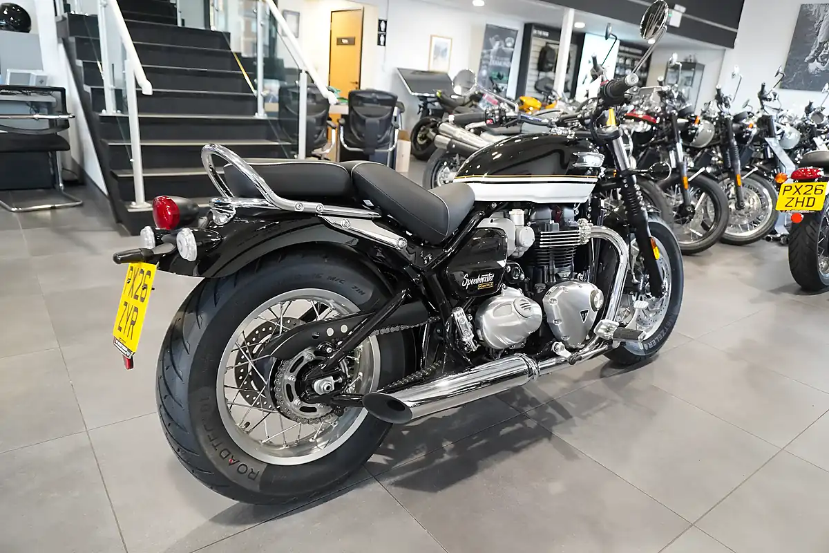 Used 2026 Triumph Bonneville Speedmaster Black/ White - Interior and Exterior details 5