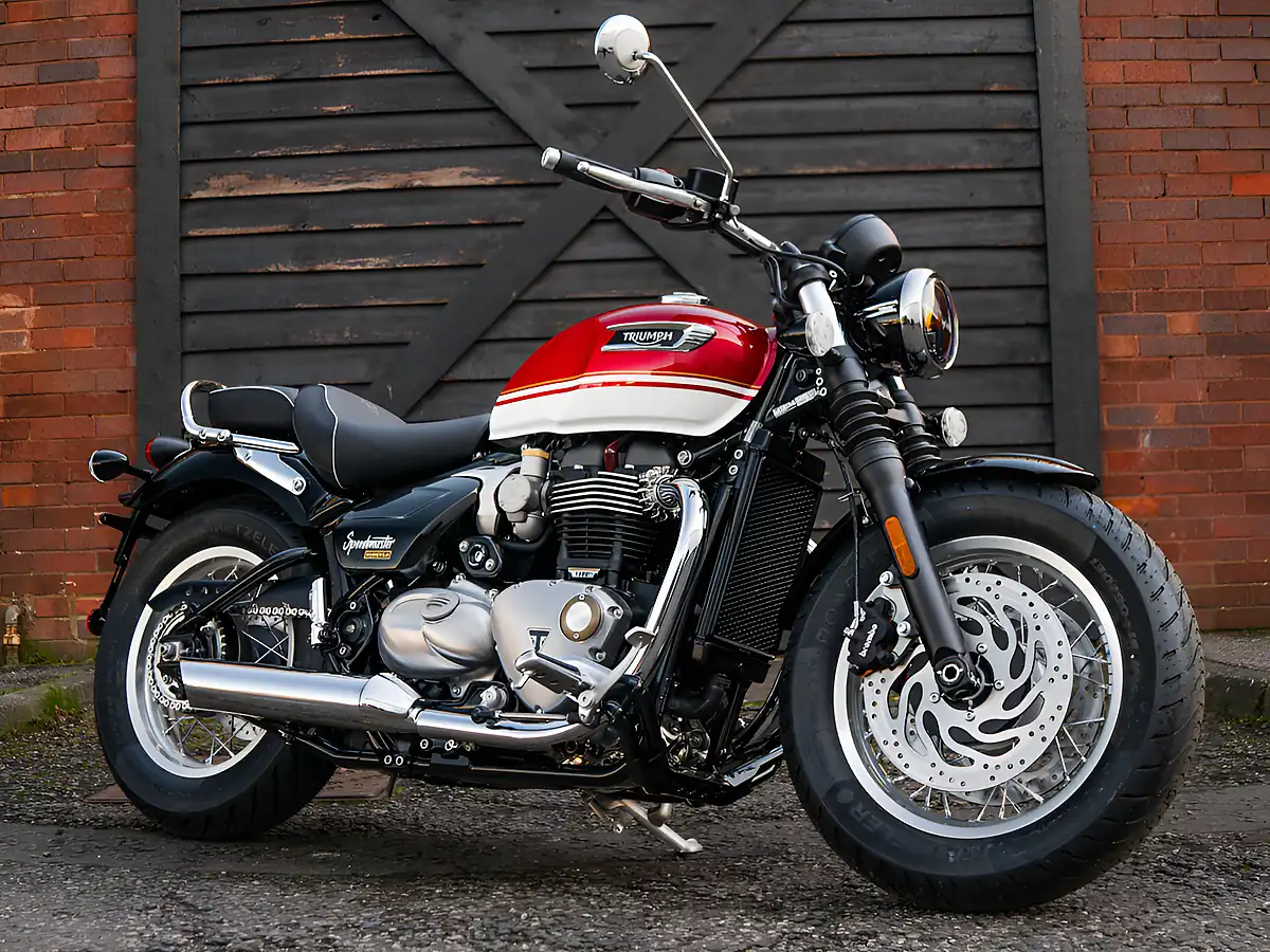 Used 2026 Triumph Bonneville Speedmaster Carnival Red - Front View