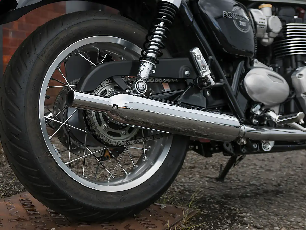 Used 2026 Triumph Bonneville T120 Stone Grey - Interior and Exterior details 18