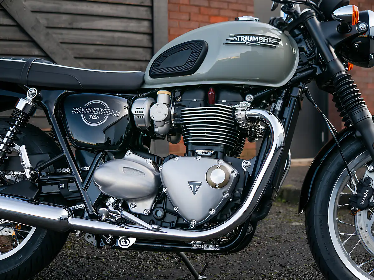 Used 2026 Triumph Bonneville T120 Stone Grey - Interior and Exterior details 7