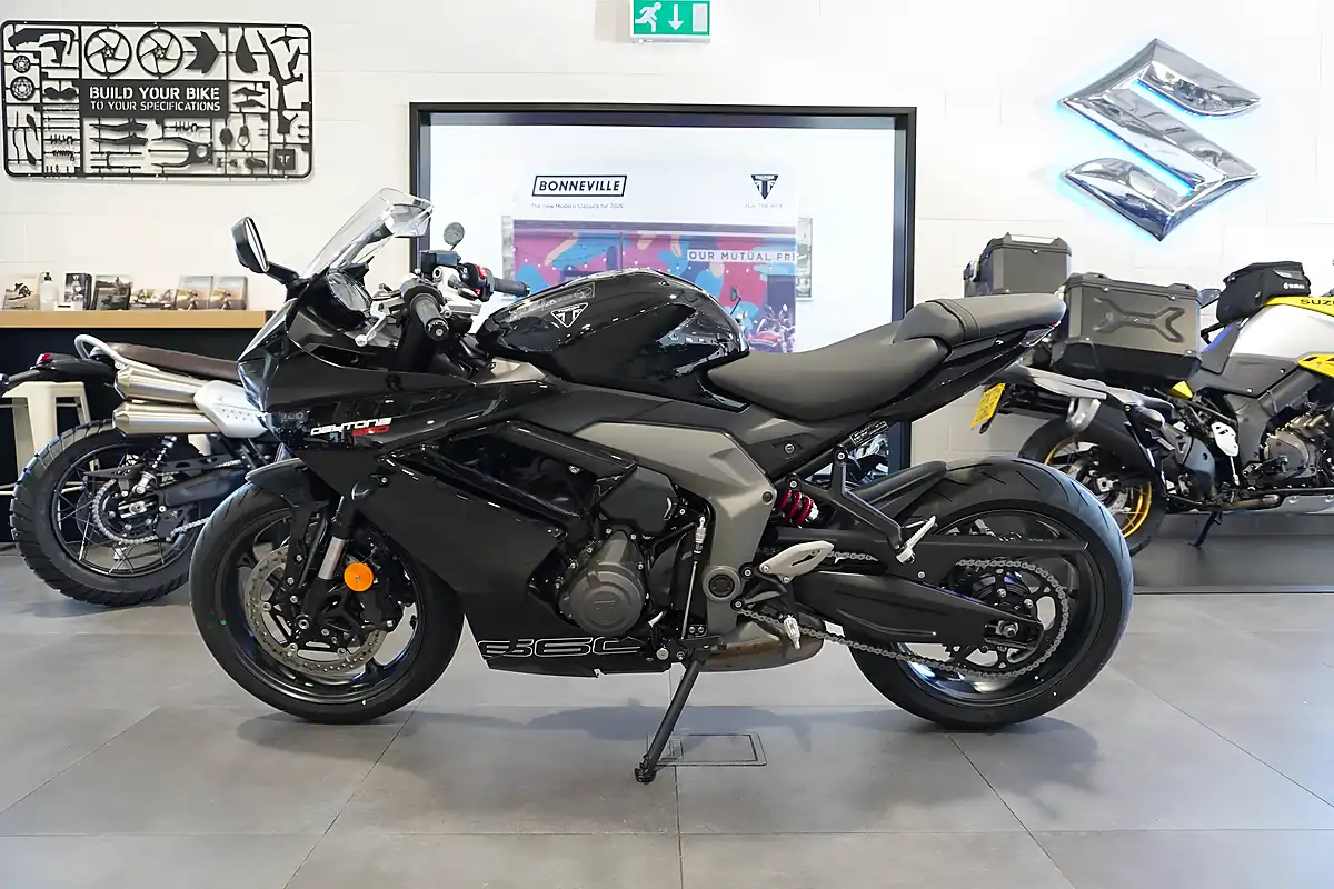 Used 2026 Triumph Daytona 660 Sapphire Black - Interior and Exterior details 2