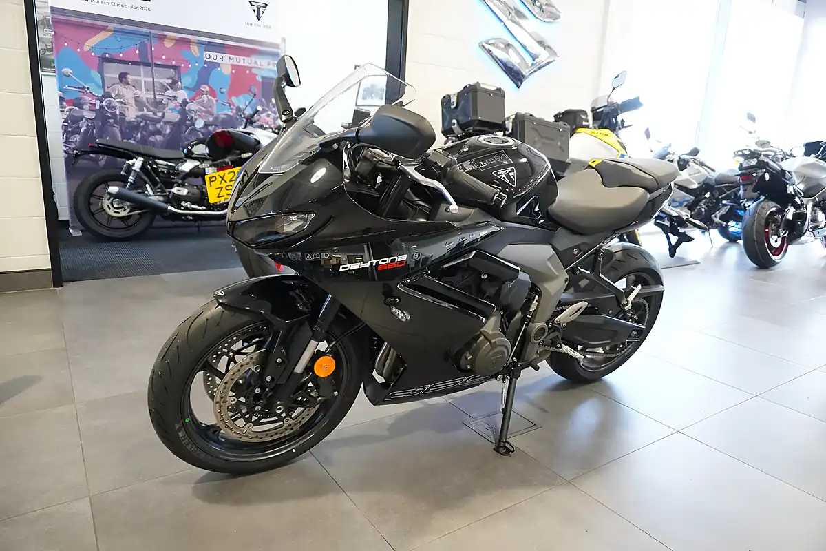 Used 2026 Triumph Daytona 660 Sapphire Black - Interior and Exterior details 6