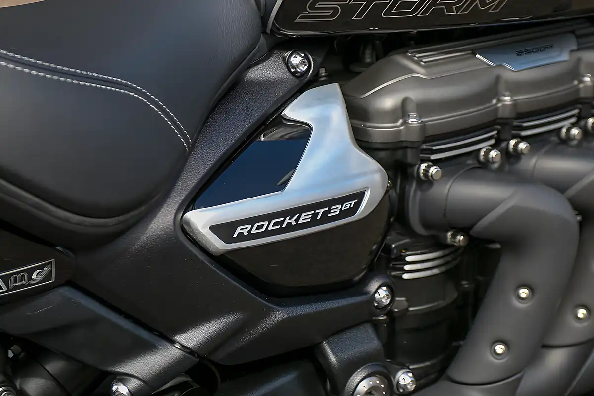 Used 2026 Triumph Rocket 3 Storm GT Granite and Sapphire Black - Interior and Exterior details 11