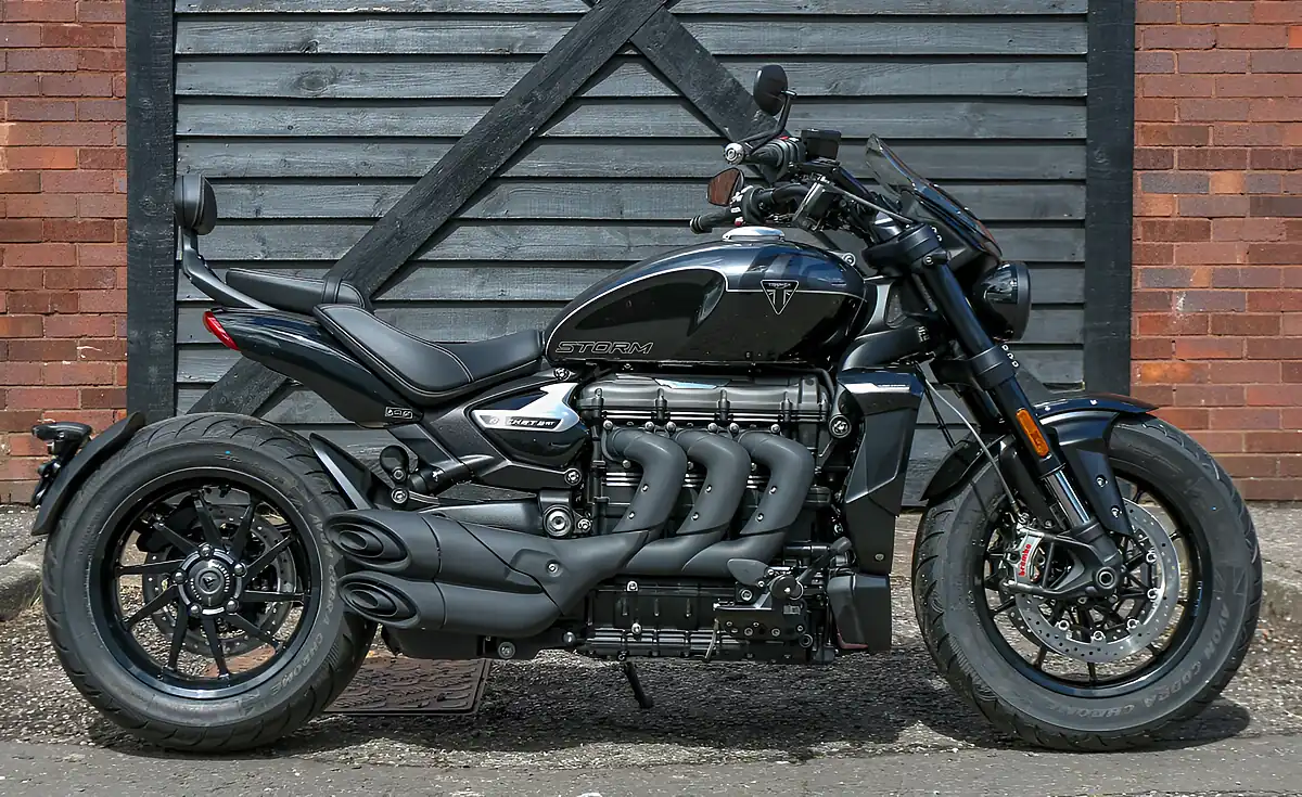 Used 2026 Triumph Rocket 3 Storm GT Granite and Sapphire Black - Interior and Exterior details 3