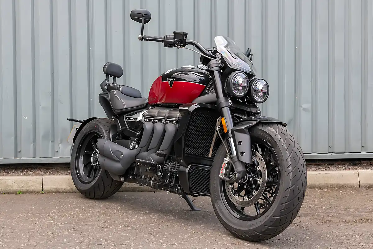 Used 2026 Triumph Rocket 3 Storm GT Sapphire Black / Carnival Red - Interior and Exterior details 2