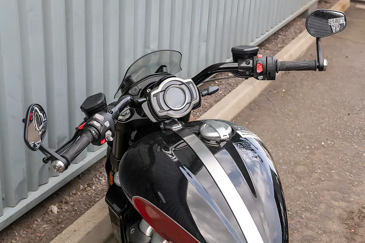 Used 2026 Triumph Rocket 3 Storm GT Sapphire Black / Carnival Red - Interior and Exterior details 9