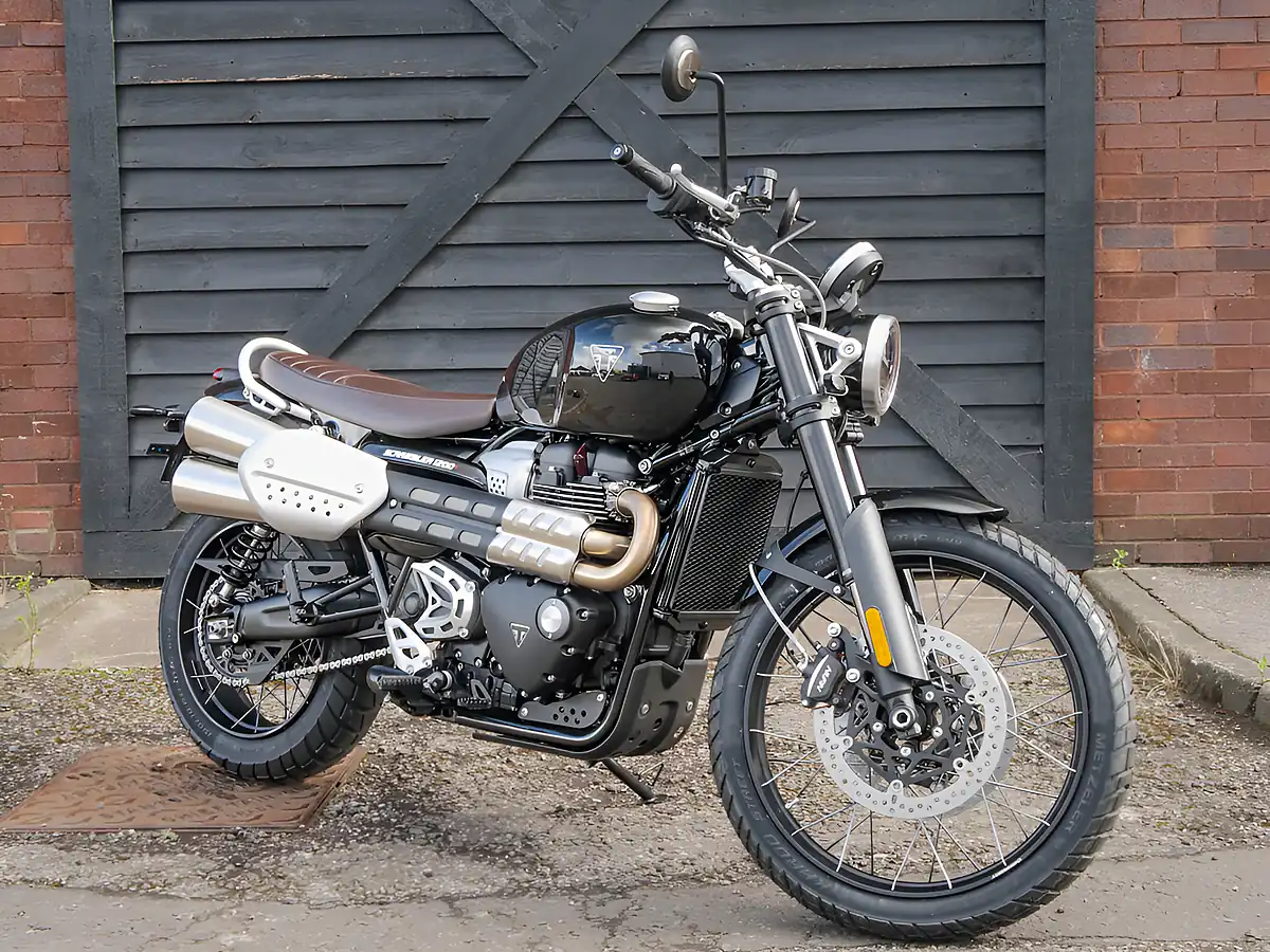 Used 2026 Triumph Scrambler 1200 X Sapphire Black - Front View