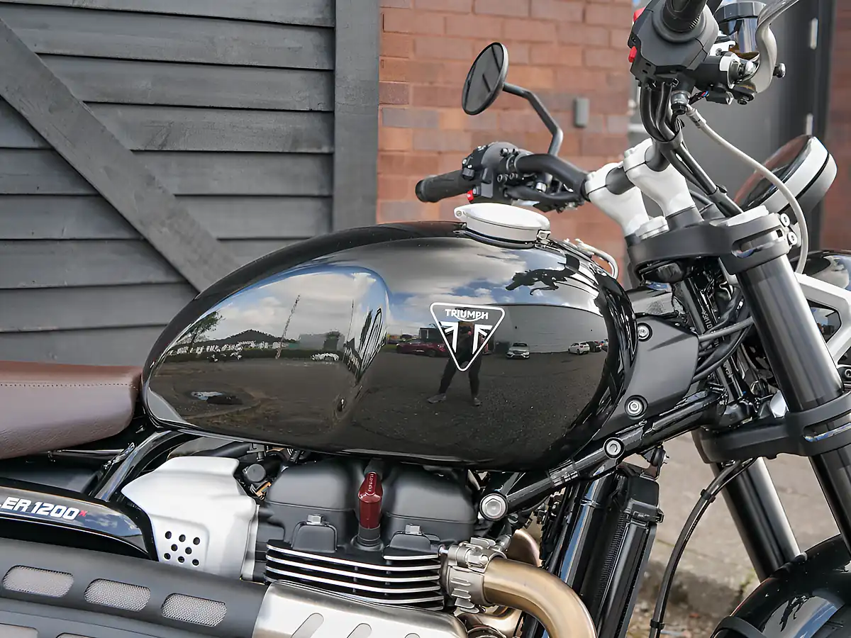 Used 2026 Triumph Scrambler 1200 X Sapphire Black - Interior and Exterior details 7