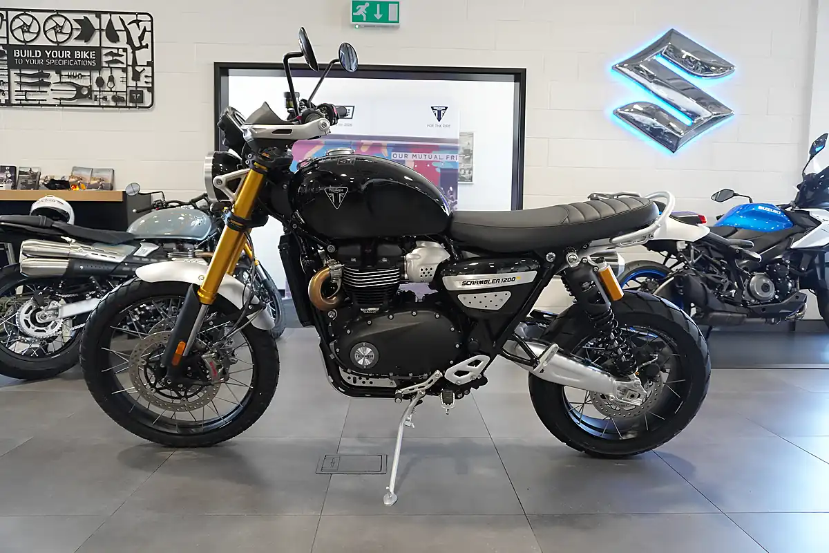 Used 2026 Triumph Scrambler 1200 Xe Jet Black - Interior and Exterior details 2