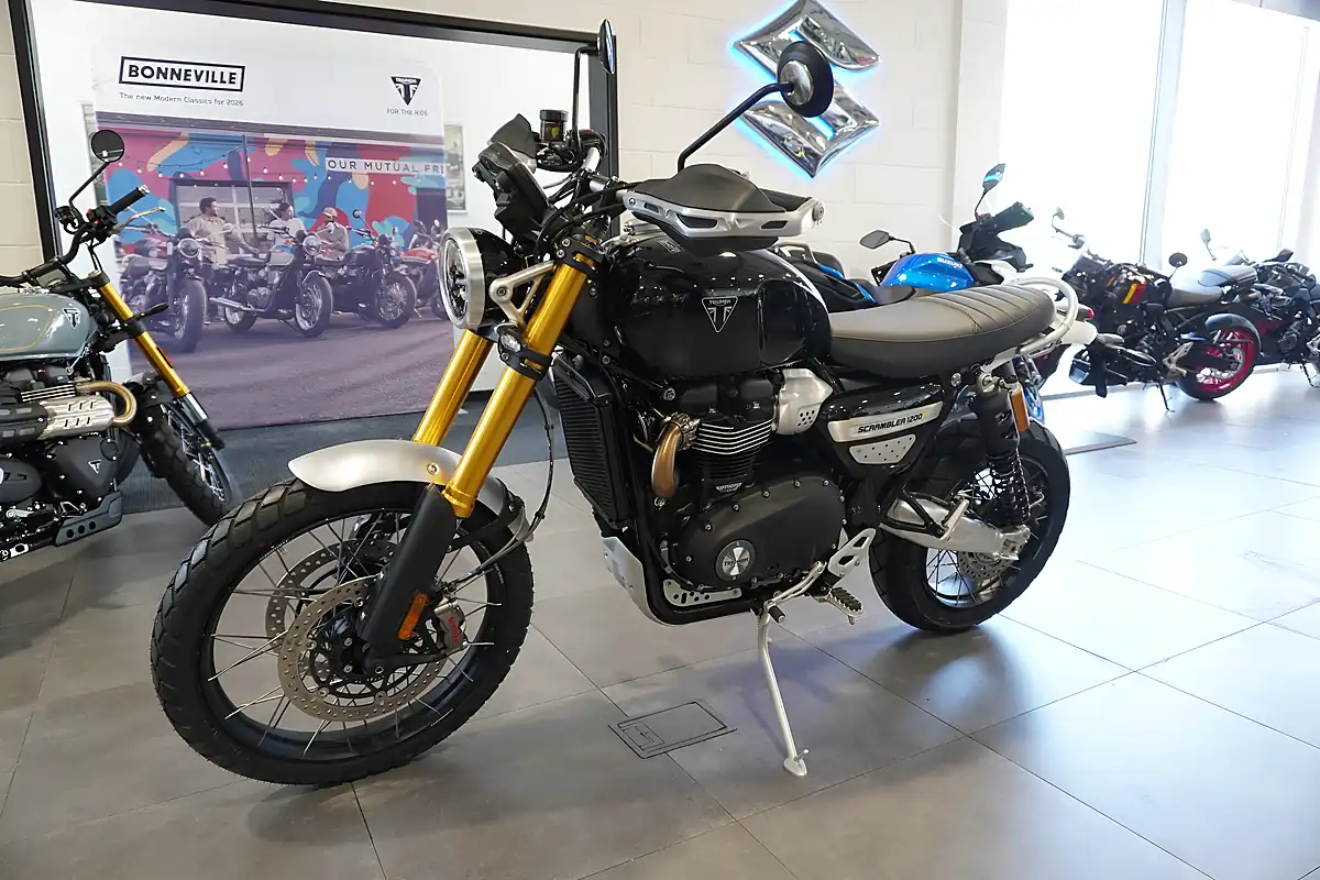 Used 2026 Triumph Scrambler 1200 Xe Jet Black - Interior and Exterior details 6