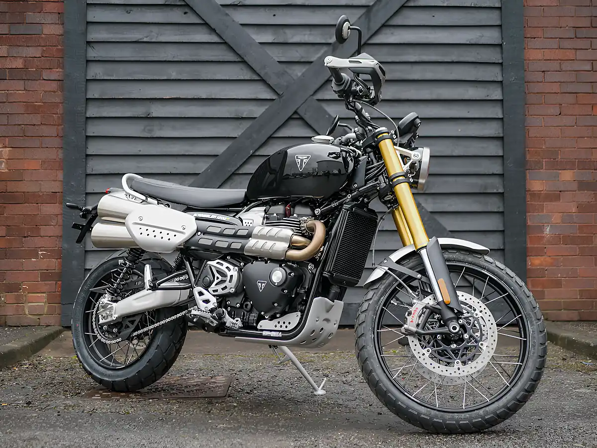 Used 2026 Triumph Scrambler 1200 Xe Sapphire Black - Front View