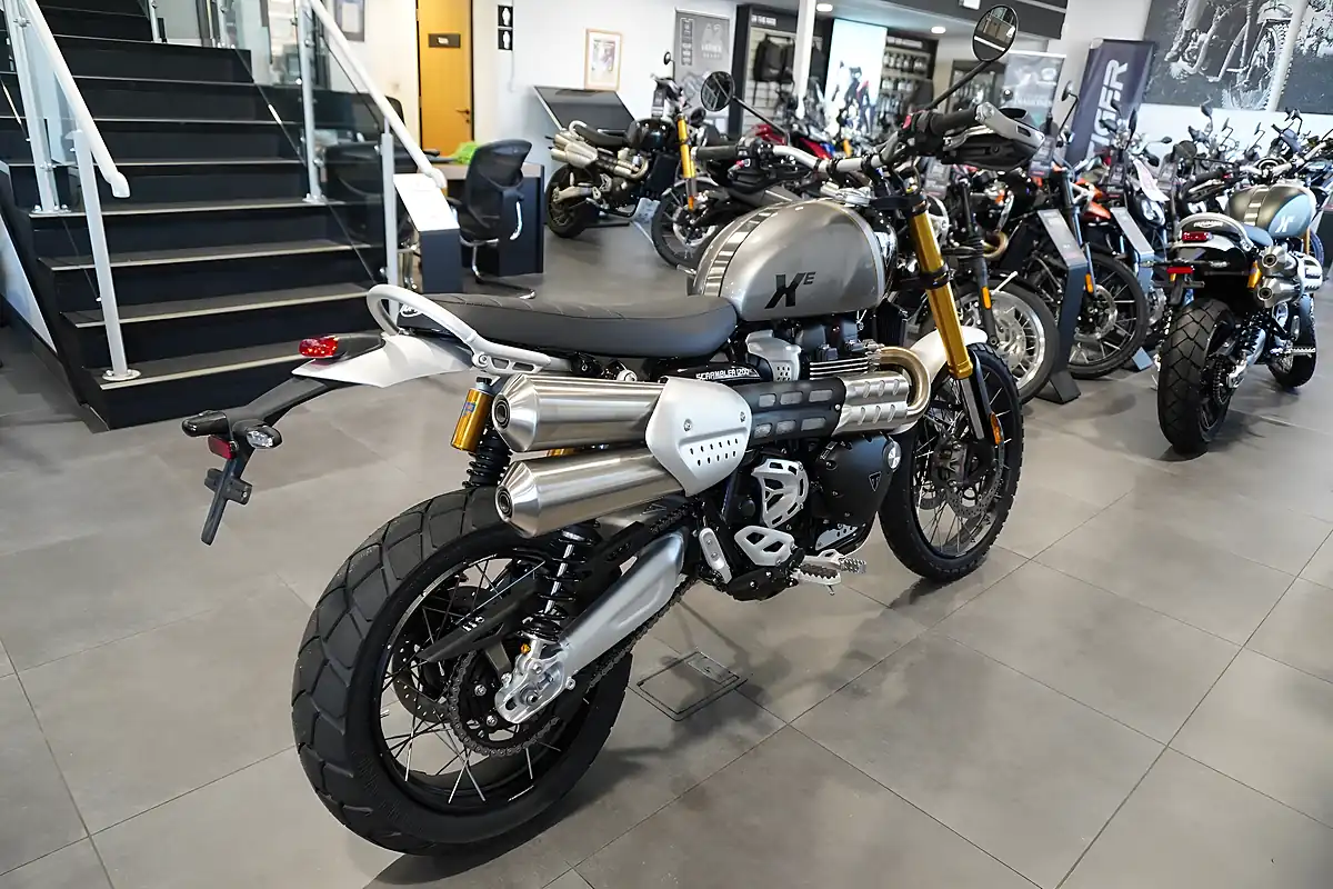 Used 2026 Triumph Scrambler 1200 Xe Silver Ice/Black - Interior and Exterior details 5