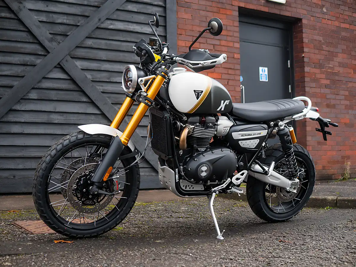 Used 2026 Triumph Scrambler 1200 Xe Silver Ice - Interior and Exterior details 16