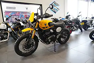 Used 2026 Triumph Scrambler 400 Xc Racing Yellow - Interior and Exterior details 6