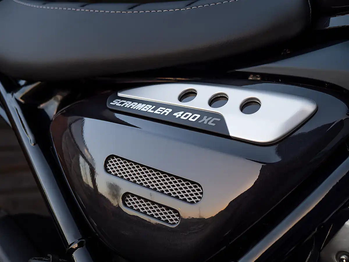 Used 2026 Triumph Scrambler 400 Xc Storm Grey - Interior and Exterior details 15