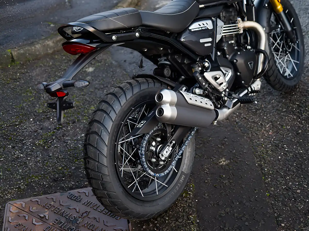 Used 2026 Triumph Scrambler 400 Xc Storm Grey - Interior and Exterior details 19
