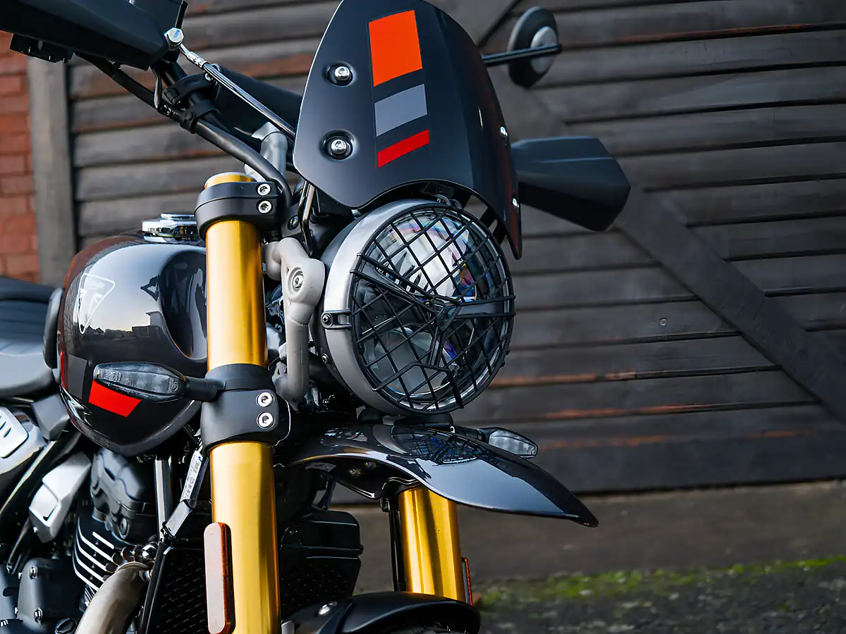 Used 2026 Triumph Scrambler 400 Xc Storm Grey - Interior and Exterior details 5