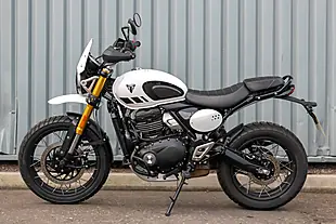 Used 2026 Triumph Scrambler 400 Xc Vanilla White - Interior and Exterior details 5
