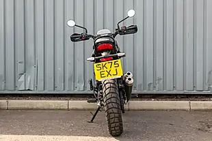 Used 2026 Triumph Scrambler 400 Xc Vanilla White - Interior and Exterior details 7