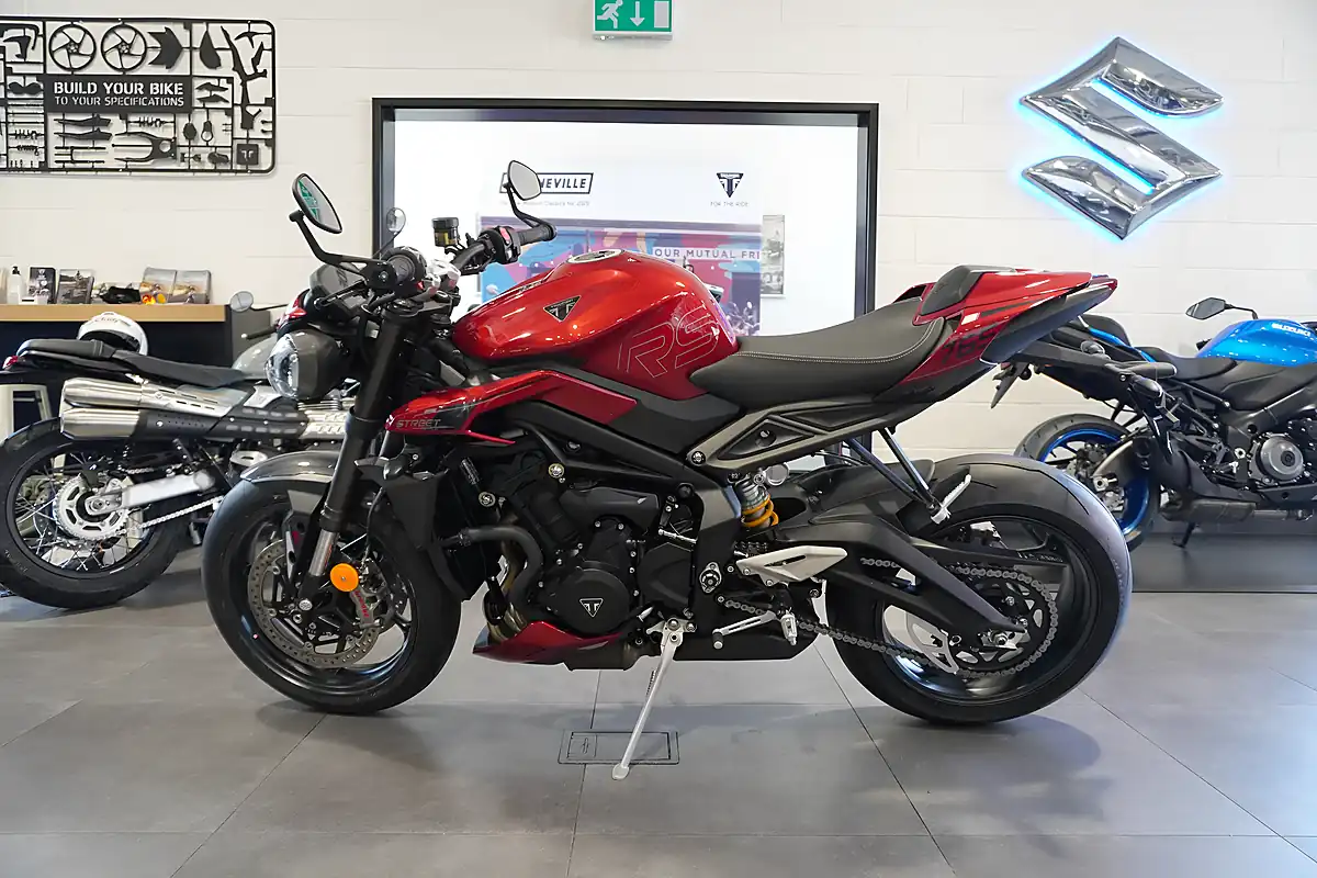 Used 2026 Triumph Street Triple 765 RS Carnival Red - Interior and Exterior details 2