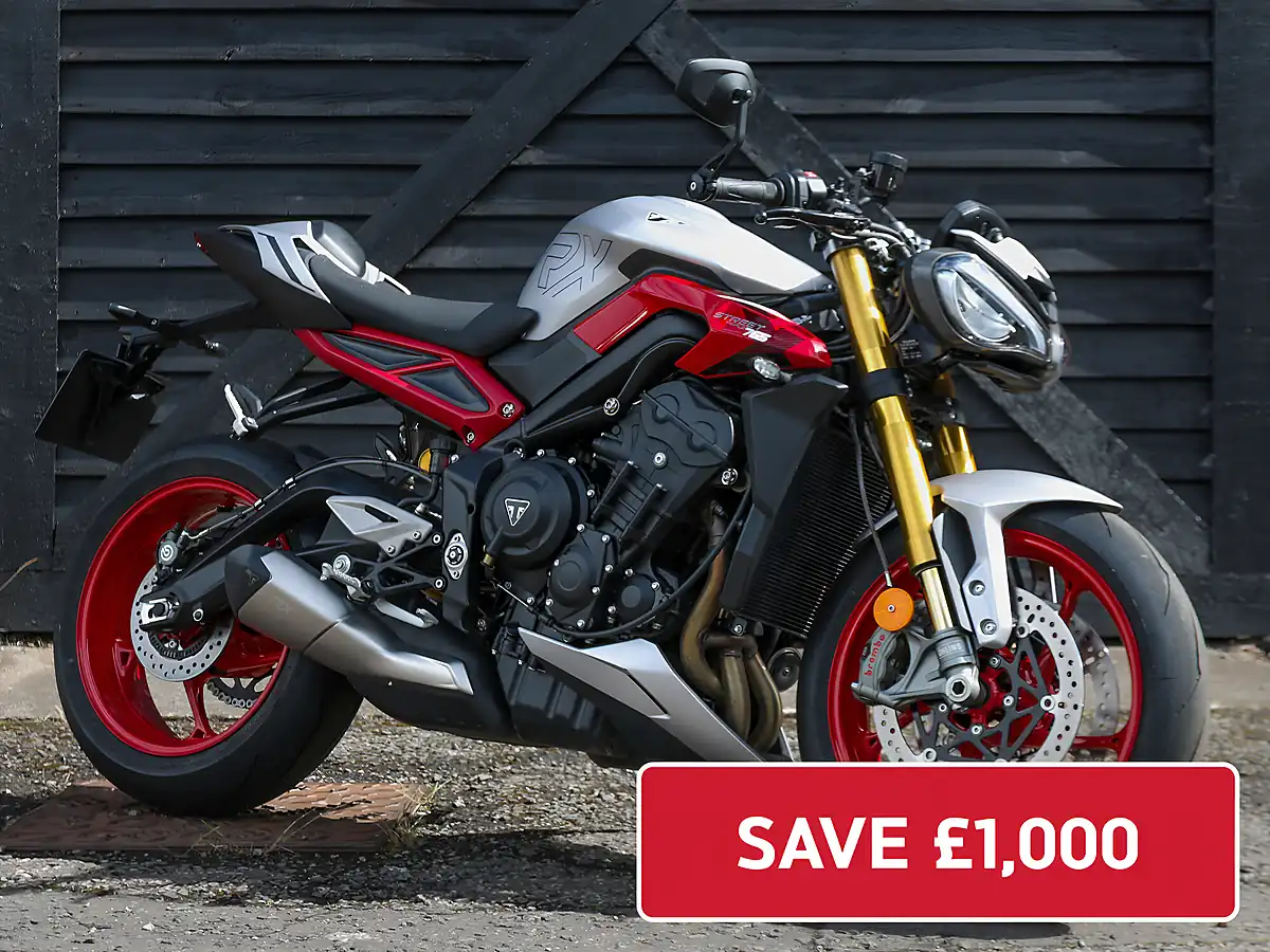 Used 2026 Triumph Street Triple 765 Rx Rx Matt Aluminium - Front View