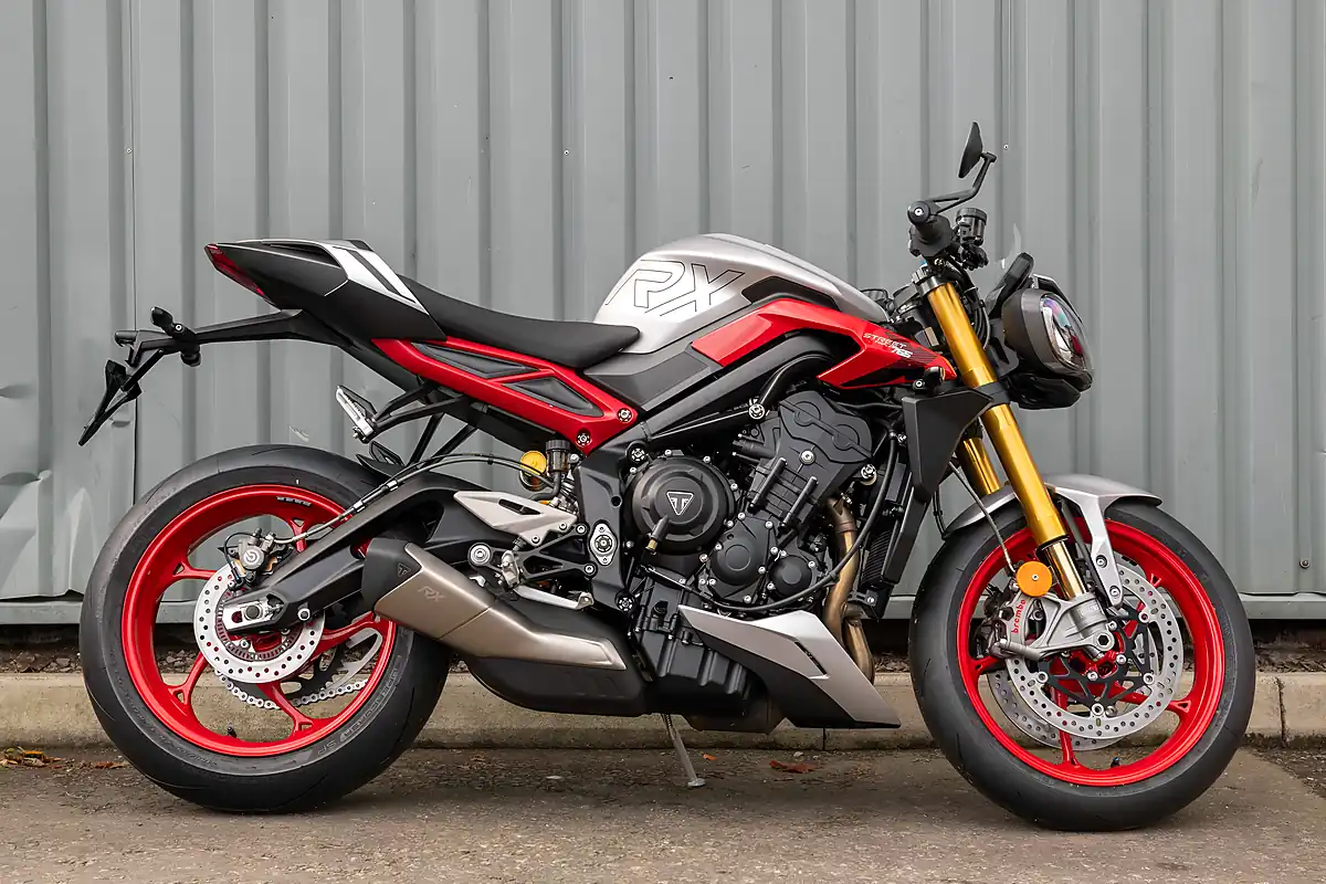 Used 2026 Triumph Street Triple Rx Matt Aluminium - Front View