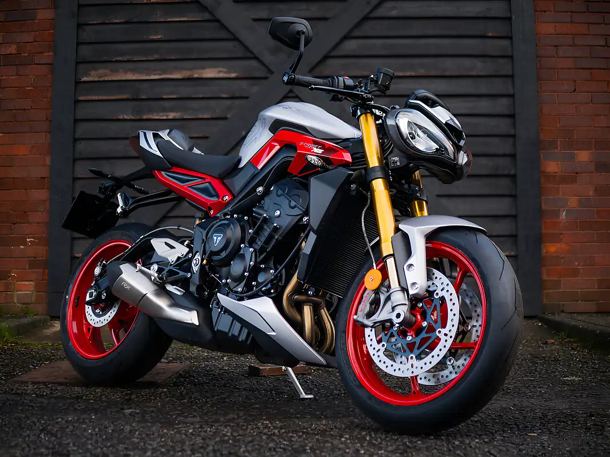 Used 2026 Triumph Street Triple Rx Matt Aluminium - Front View